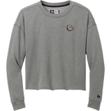 Chelsea Bulldogs New Era Ladies Tri-Blend Fleece Crop Crew