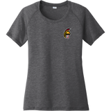 Seacoast Spartans (Ice Hockey) Ladies PosiCharge Tri-Blend Wicking Scoop Neck Raglan Tee